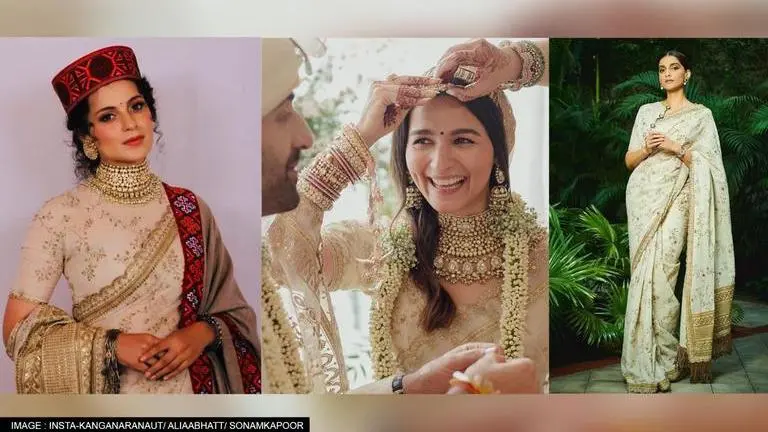 Was Alia Bhatt's Sabyasachi saree inspired by Kangana Ranaut & Sonam Kapoor's sarees? alia bhatt