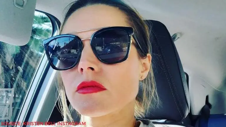 Kristen Bell is happy to be back at work and celebrates it with a solo dance routine Kristen Bell