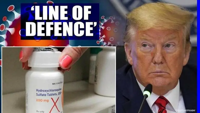 Trump defends taking hydroxychloroquine as 'line of defence' despite alleged health risks Donald Trump