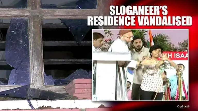 Amulya Leona's Chikmagalur home vandalised by miscreants after her 'Pro-Pak' slogans pro-pak