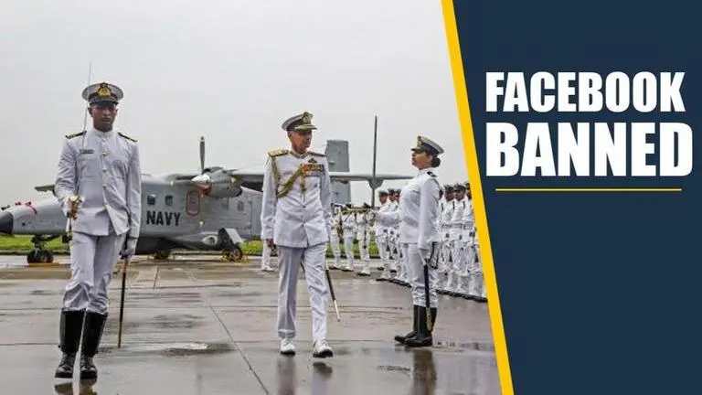 Indian Navy bans use of Facebook, smartphones by personnel within naval areas Indian Navy