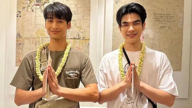 KinnPorsche actors Mile and Apo bid adieu to India with fond memories mile and apo