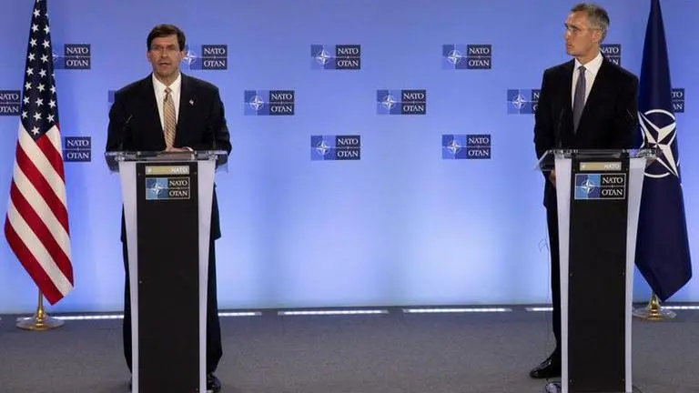 Pentagon chief seeks to reassure NATO over US troop plans