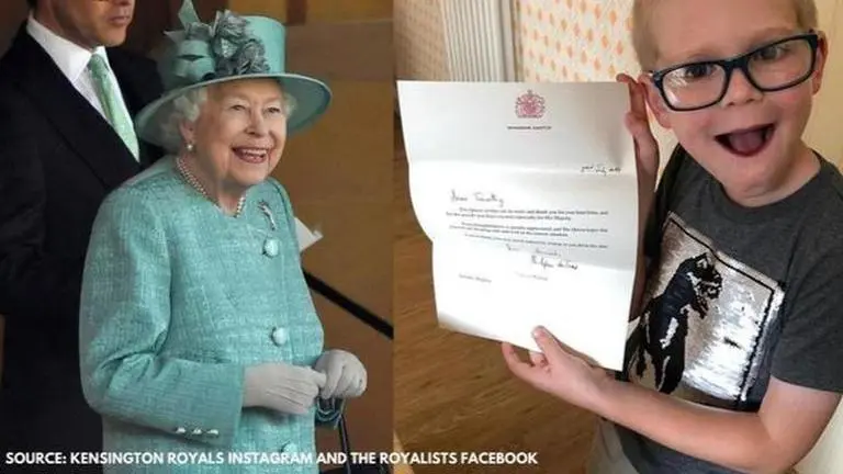 Queen Elizabeth II sends thank you note after she gets 'happiness puzzle' from 7-year-old queen elizabeth II