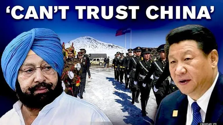 Punjab CM Amarinder Singh emphasises 'India must realize that China cannot be trusted' Punjab