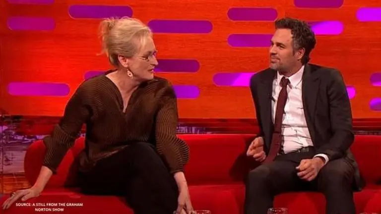 Meryl Streep's birthday: When Streep kissed Mark Ruffalo on 'The Graham Norton Show' Meryl Streep