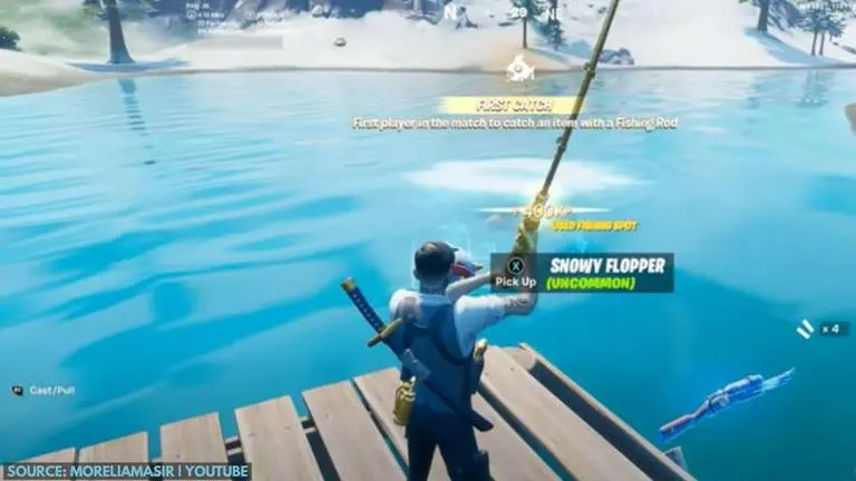 What is a Snowy Flopper in Fortnite? How and where to catch the fish? Snowy Flopper in Fortnite