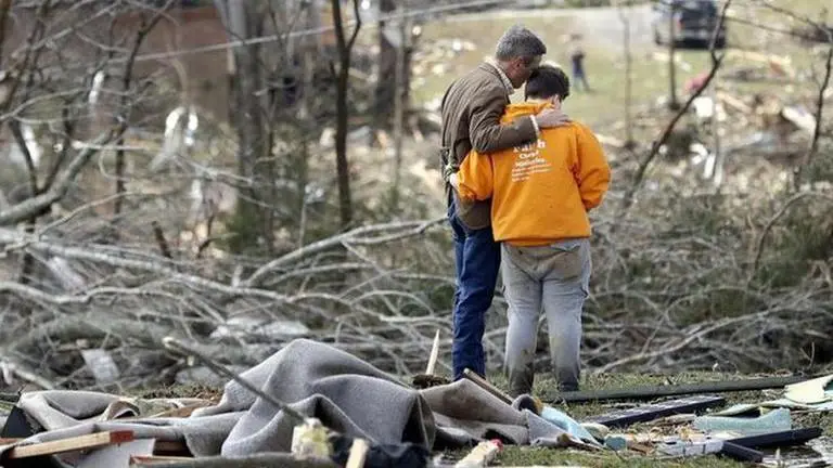 US: Tornadoes rip six southern states on eastern coast, atleast 32 killed US: Tornadoes rip six southern states on eastern coast, atleast 32 killed