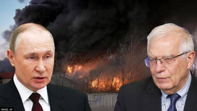 Eu's josep borrell reiterates russia carrying out 'massive war crimes' in mariupol