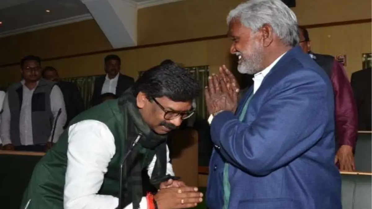 Jharkhand: Champai Soren, Jharkhand Transport minister, is likely to take over the post of Chief Minister of the state.