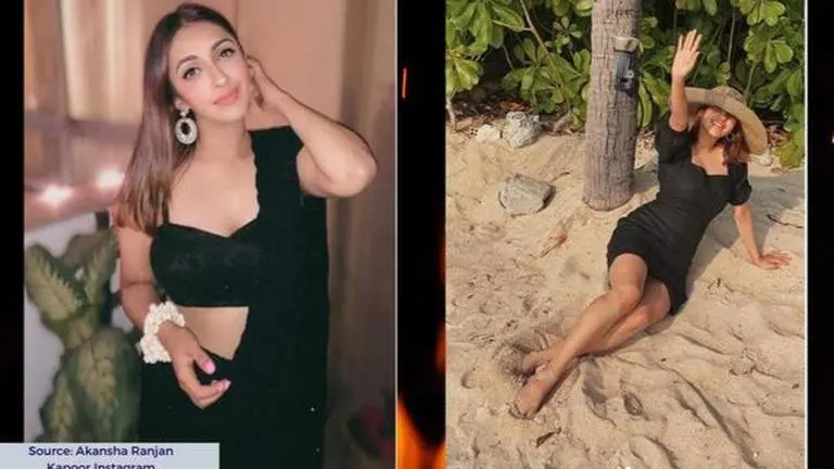Akansha Ranjan Kapoor loves the colour black; See pics of the 'Guilty' actor Akansha Ranjan Kapoor
