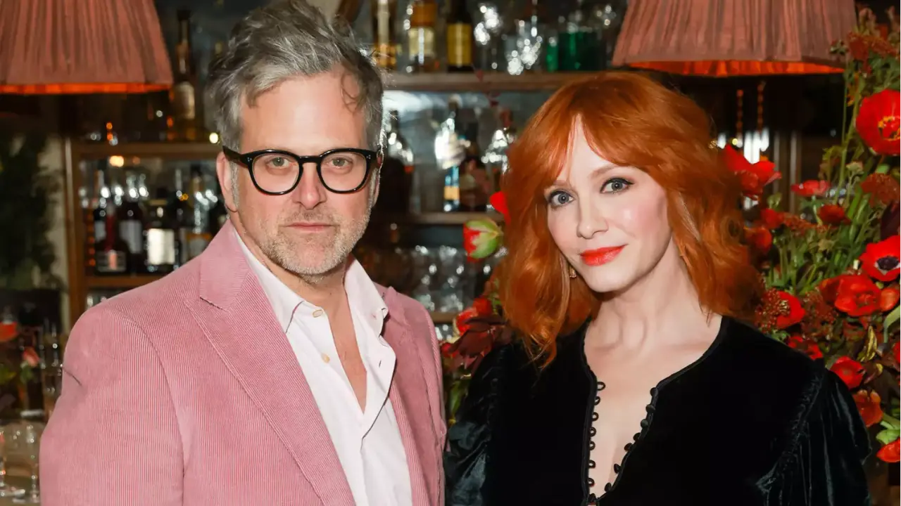 Mad Men Actress Christina Hendricks Ties The Knot With George Bianchini After Four Years Of Dating Christina Hendricks-George Bianchini