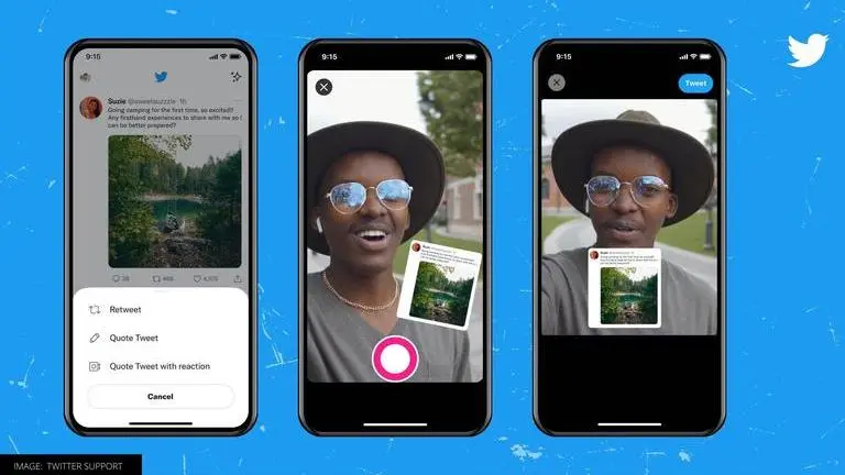 Twitter 'Quote Tweet with reaction' feature will allow users to create video replies
