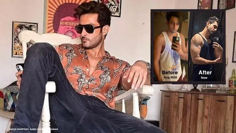 Aadil Khan's body transformation stuns fans, actor says his father's words kept him going Source: Aadil Khan Instagram