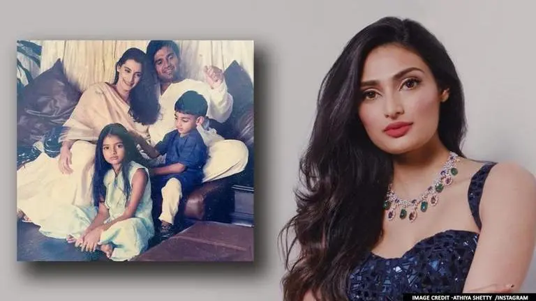 Athiya Shetty shares adorable throwback family photo, says she 'missed the memo'; see pic Athiya Shetty
