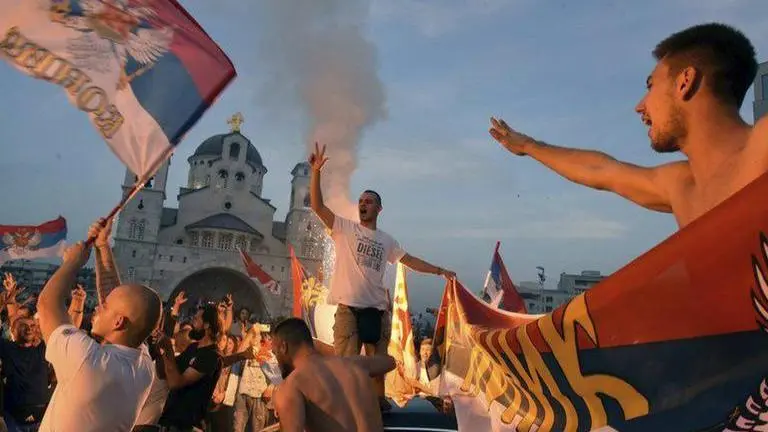 Serbia denounces accusations of interfering in tense Montenegro parliamentary election Serbia