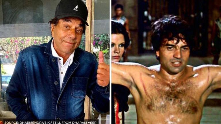 Dharmendra Shares A Rare Throwback Still From His 1977 Film 'Dharam ...