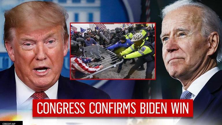 US Congress Confirms Joe Biden's Poll Victory After Capitol Chaos ...