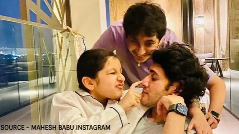 Mahesh Babu and family travel to Dubai, daughter Sitara names 'precious' new peahen Mahesh Babu