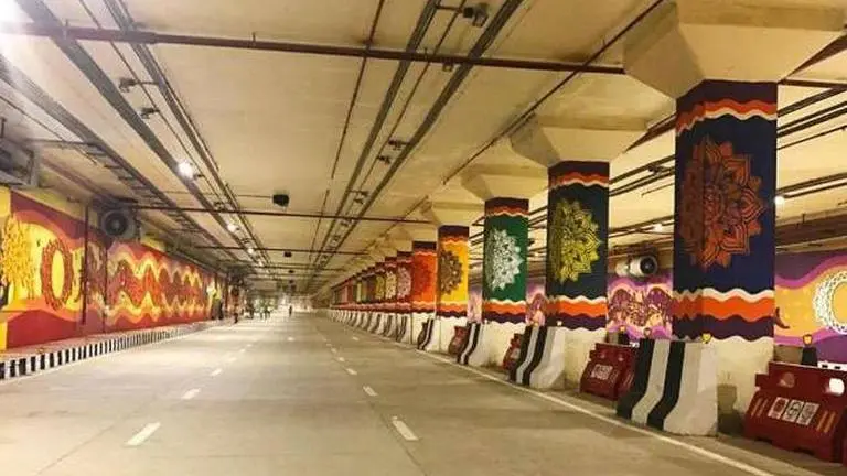 Pragati Maidan tunnel closed to traffic on Sundays, public may enjoy murals inside Delhi