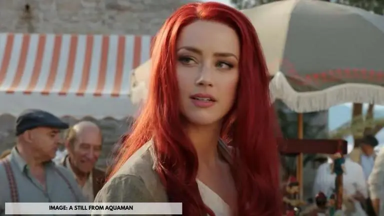 'Aquaman And The Lost Kingdom': Amber Heard aka Mera swims her way to the film's set Amber Heard