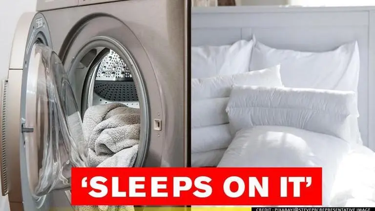 Woman cleans boyfriend's pillows that were left unwashed for 10 yrs; netizens are shocked boyfriend