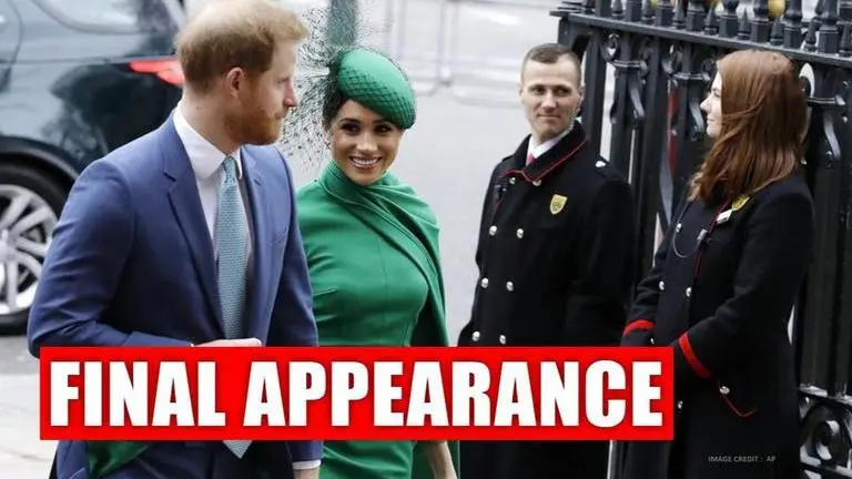 Prince Harry, Meghan make last royal appearance at Westminster Abbey Harry