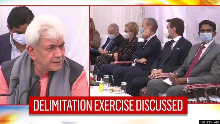 'Assembly elections in J&K after delimitation process is complete': LG Sinha tells envoys J&K