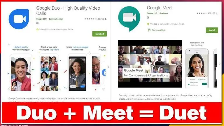 Google's project Duet plans to integrate Duo into Meet and gradually phase it out Google