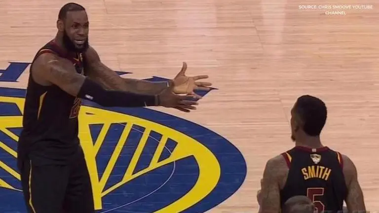 LeBron James mad at JR Smith? NBA fans relive famous LeBron-JR Smith meme lebron james mad at jr smith