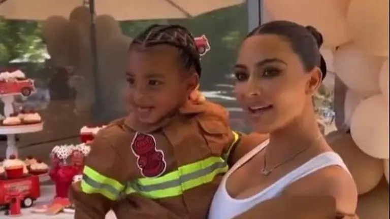 Kim Kardashian throws firefighter-themed bash on son Psalm's 4th birthday Kim Kardashian