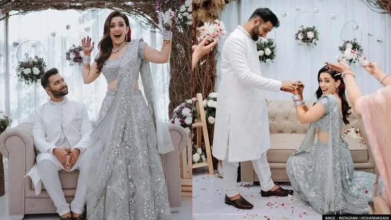 TV star Esha Kansara engaged to musician Siddharth Amit Bhavsar, says 'We're enthu cutlet' Esha Kansara, siddharth amit bhavsar