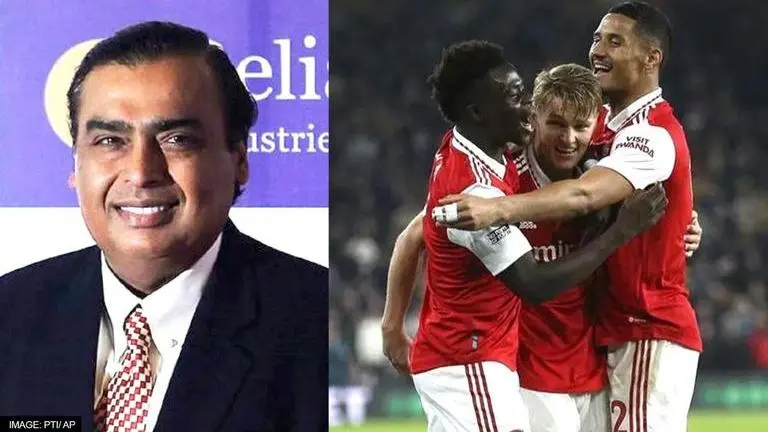 Mukesh Ambani, 10th richest man in the world, looking to buy EPL giants Arsenal: Report Mukesh Ambani looking to buy Arsenal?