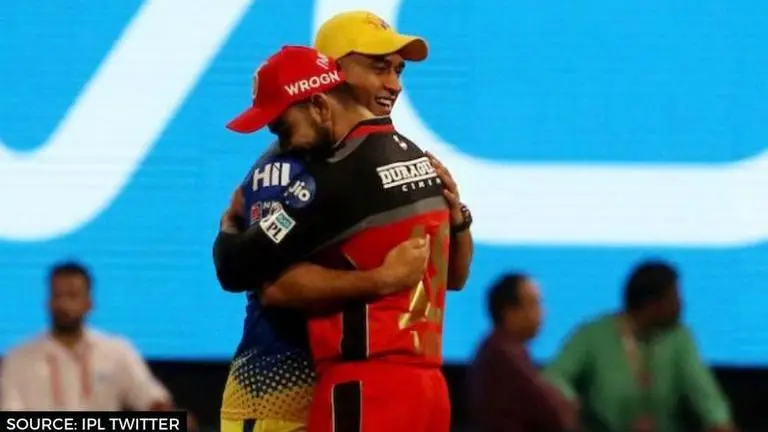 MS Dhoni, Virat Kohli share light moment on the field; fans go berserk on social media MS Dhoni