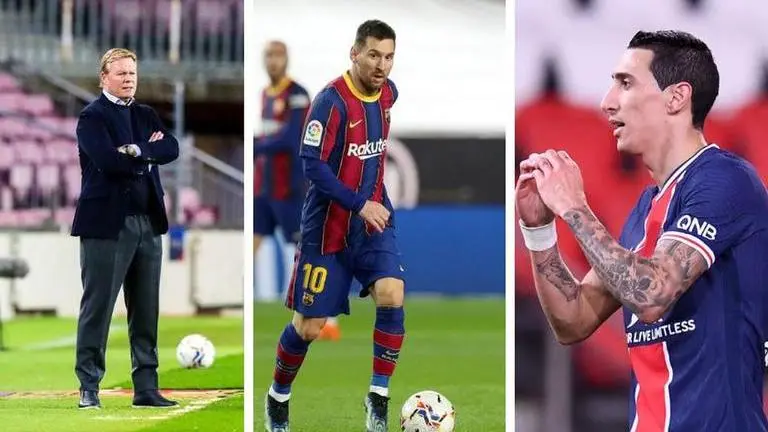 Koeman hits out at PSG star Di Maria for 'Lack of Respect' following Messi comments Koeman
