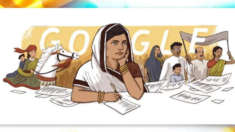 Google releases Doodle on the 117th birth anniversary of activist Subhadra Kumari Chauhan google