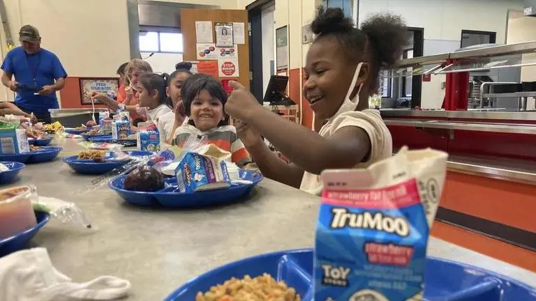 Schoolkids in 8 US states can now eat free school meals, advocates demand nationwide policy