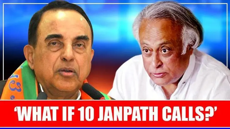 Swamy backs Ramesh's call for Congress to oppose PFI, ponders 'What if 10 Janpath calls?' Subramanian