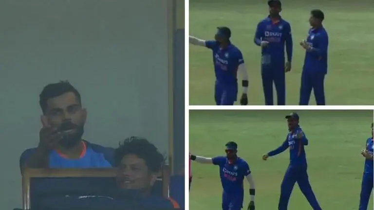IND vs AUS 1st ODI: Hardik Pandya completely ignores Virat Kohli, video goes viral | WATCH IND vs AUS 1st ODI, Virat Kohli, Hardik Pandya