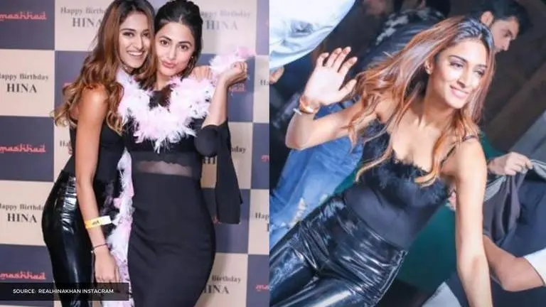 Hina Khan 'Komolika' wishes Eric Fernandes 'Prerna' a happy birthday with party photos Hina Khan