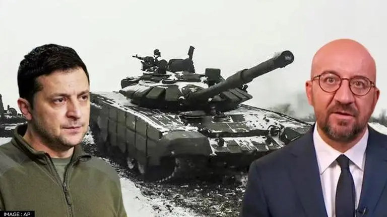 Ukraine's president Zelenskyy thanks EU for its support & aid amid war with Russia Ukraine