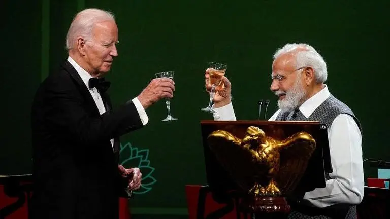 White House State dinner in honour of PM Modi: Who were on the guest list? PM Modi with Biden toast state dinner