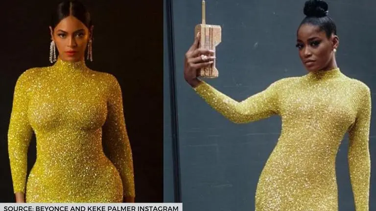 Beyonce or Keke Palmer: Who pulled off Yousef Alijasmi’s golden shimmery gown better? Beyonce
