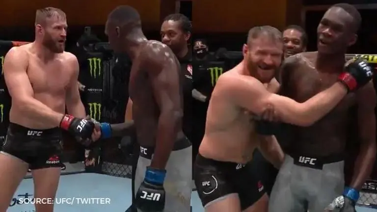 Jan Blachowicz mistakes Israel Adesanya's praise for bodyguard job offer after title fight Jan Blachowicz