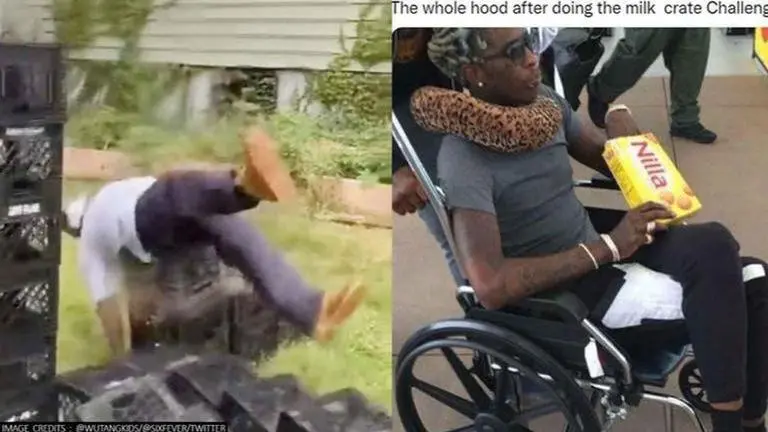 Milk Crate Challenge: What is it and why are doctors warning against this dangerous stunt? milk crate challenge