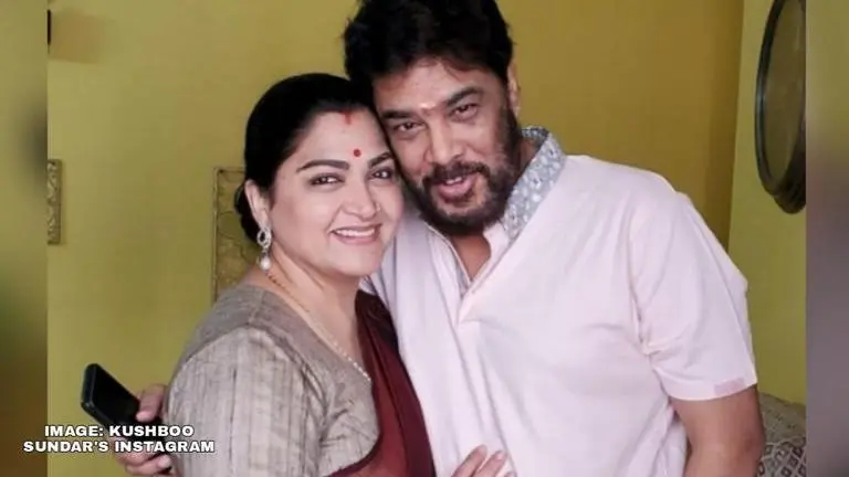 Kushboo Sundar pens love-filled note for husband Sundar along with their rare photos Kushboo Sundar