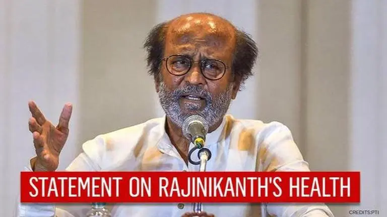 Statement on Rajinikanth's health issued as former co-stars share updates, convey wishes Statement on Rajinikanth's health issued as former co-stars share updates, convey wishes
