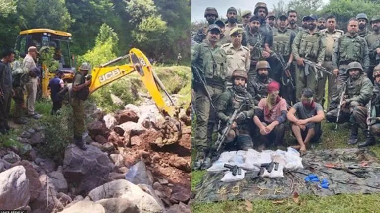 7 narco terror modules busted in Jammu; weapons, drugs worth Rs 200 crore recovered Pir Panjal terror nacotics module