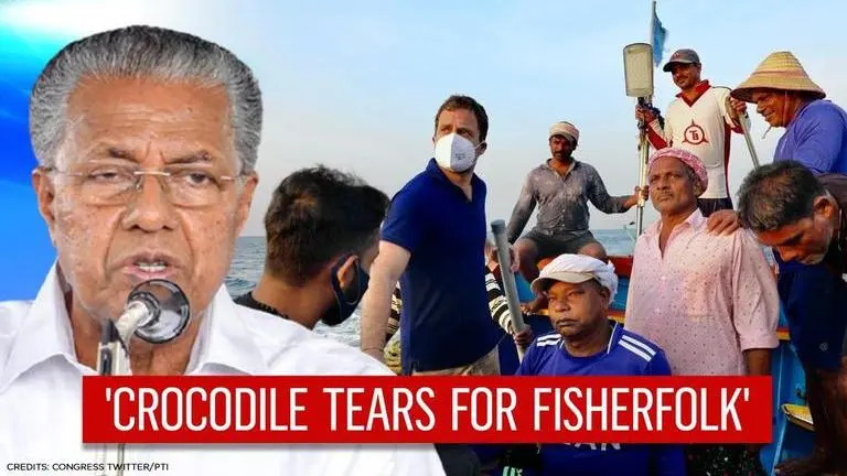 Left scoffs at Oppn's 'crocodile tears for fisherfolk'; points to Cong govt's decisions Pinarayi Vijayan