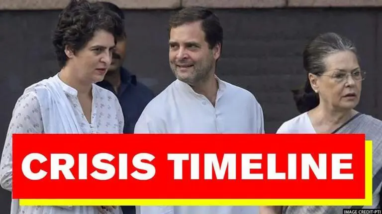 Sonia Gandhi remains Chief: Here's a timeline of how Congress' crisis on Monday unfolded Congress